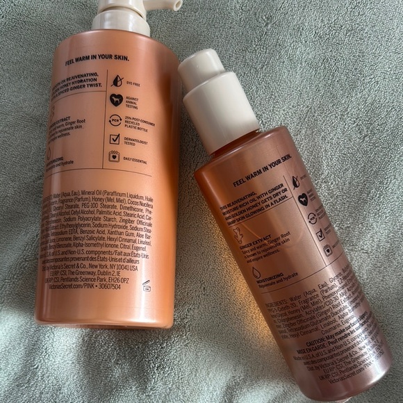 PINK Victoria's Secret Honey Ginger Lotion & Oil Set - Picture 2 of 13